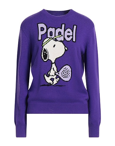 MC2 SAINT BARTH Sweater SPORT CLUB Purple 40% Wool, 25% Viscose, 25% Polyamide, 10% Cashmere