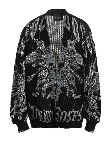 JOHN RICHMOND Cardigan Black 40% Polyamide, 35% Wool, 25% Mohair wool