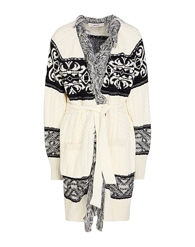 AKEP Cardigan Cream Synthetic fibers, Alpaca wool, Wool, Metallic fiber