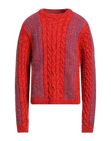 MAGLIANO Jumper Brick red 35% Mohair wool, 35% Acrylic, 25% Polyamide, 5% Wool