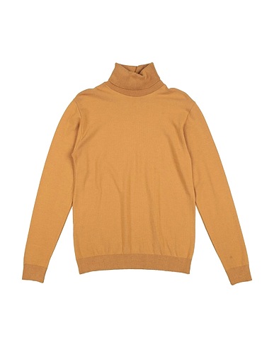 MANUELL & FRANK Turtleneck Camel 68% Viscose, 29% Polyacrylic, 3% Elastic fibres