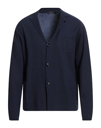 HARMONT & BLAINE Cardigan Navy blue 100% Cotton