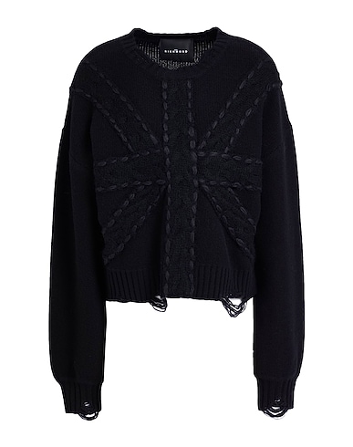 JOHN RICHMOND Jumper Black 100% Merino Wool