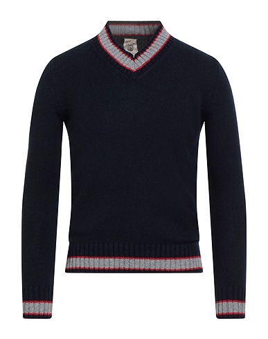 H953 Pullover Blu notte 100% Lana Merino