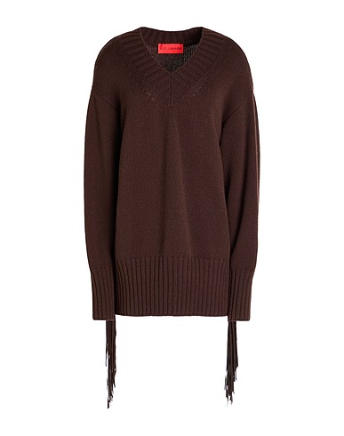 WILD CASHMERE Jumper Chocolate brown 70% Wool, 30% Cashmere
