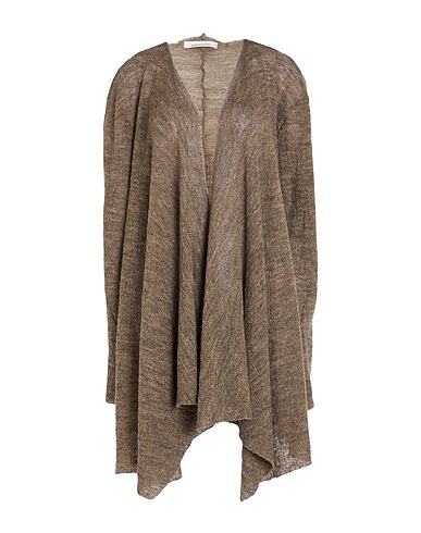 NOSTRASANTISSIMA Cardigan GRIGIO 100% Virgin Wool