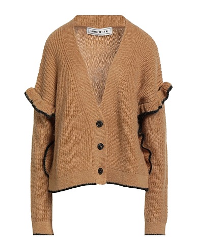 SHIRTAPORTER Cardigan Camel 40% Acrylic, 30% Nylon, 30% Mohair wool