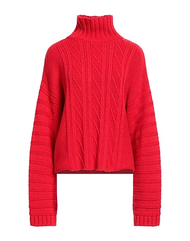 YÜN Turtleneck Tomato red 100% Wool