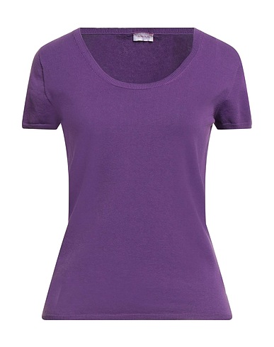 ROSSOPURO Sweater Purple 70% Cotton, 30% Polyester