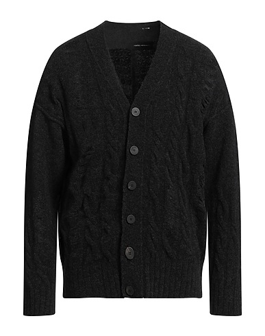 ISABEL BENENATO Cardigan Antracite 54% Lana Merino, 22% Lana di yak, 19% Poliammide, 5% Elastan