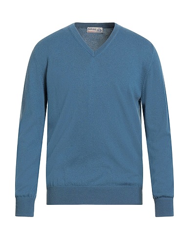 BALLANTYNE of PEEBLES Cashmere jumper Slate blue 100% Cashmere