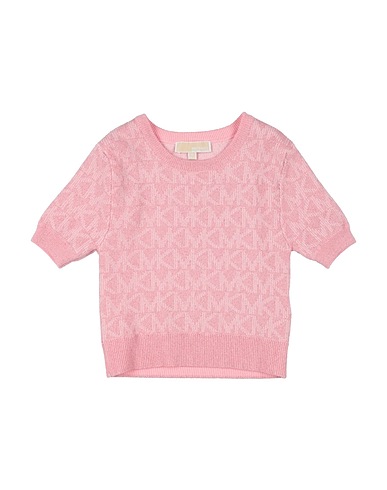 MICHAEL KORS KIDS Jumper Pink 62% Viscose, 34% Polyester, 4% Metallic fiber