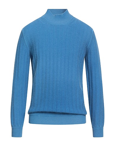 KANGRA Μπλούζα ζιβάγκο AZZURRO 100% Μαλλί