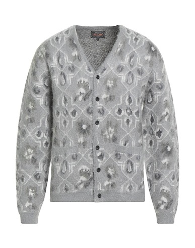 BEAMS Cardigan Light grey 44% Nylon, 37% Wool, 19% Mohair wool, Polyurethane