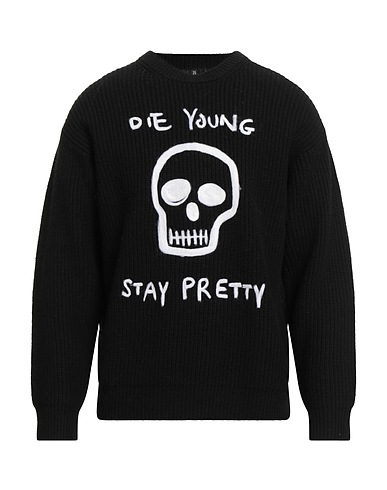 R13 Jumper Black 100% Merino Wool