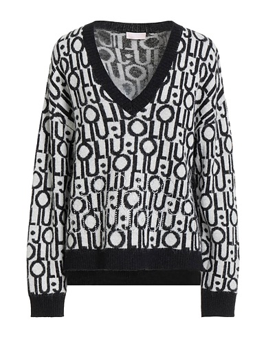 LIU •JO Sweater Black 41% Alpaca wool, 37% Polyamide, 22% Wool