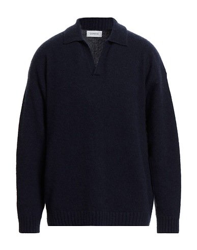 LANEUS Maglia in Cachemire Blu navy 71% Cachemire, 19% Seta, 10% Poliestere