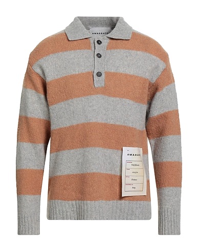 AMARANTO Sweater Light grey 57% Wool, 28% Cashmere, 15% Nylon