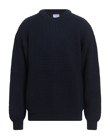 FAMILY FIRST  Milano Jumper Navy blue 45% Wool, 45% Polyamide, 10% Acrylic
