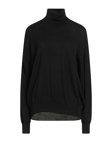 GRIFONI Turtleneck Black 100% Virgin Wool