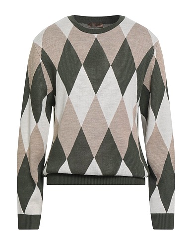 BERNESE Milano Jumper Military green 50% Wool, 50% Modal