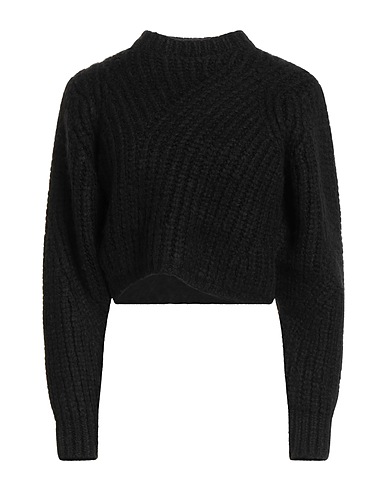 MAR DE MARGARITAS Jumper Black 70% Acrylic, 12% Polyamide, 9% Viscose, 9% Wool