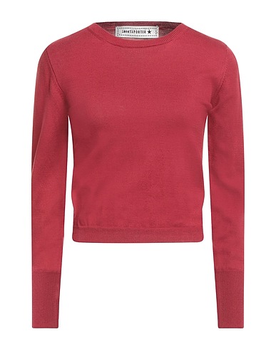 SHIRTAPORTER Jumper Brick red 100% Cotton