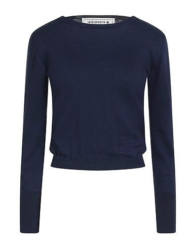SHIRTAPORTER Jumper Navy blue 100% Cotton