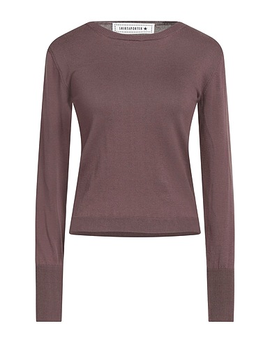 SHIRTAPORTER Sweater Chocolate brown 100% Cotton