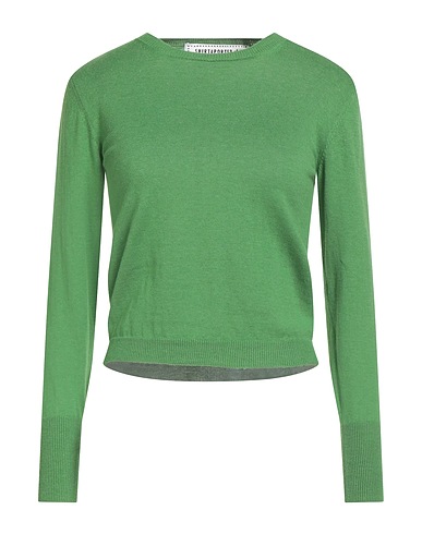 SHIRTAPORTER Pullover Verde 100% Cotone