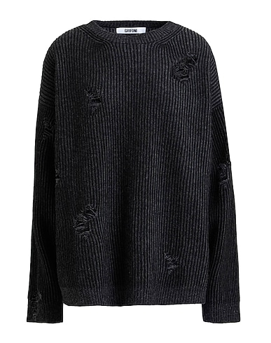 GRIFONI Jumper Black 100% Virgin Wool