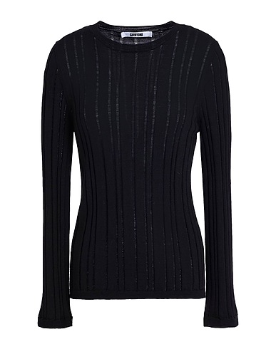 GRIFONI Pullover Nero 100% Lana Vergine