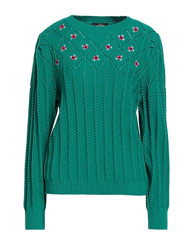 TWINSET Sweater Emerald green 40% Polyamide, 35% Wool, 25% Acrylic
