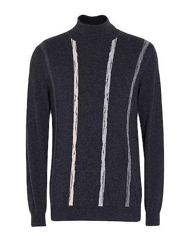 DANIELE ALESSANDRINI Turtleneck ANTRACITE 80% Wool, 20% Polyamide