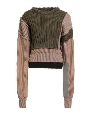 MM6 MAISON MARGIELA Pullover Militärgrün 54% Schurwolle, 33% Polyester, 13% Acryl