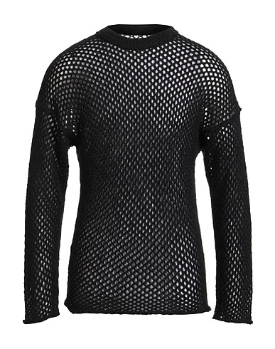 ISABEL BENENATO Jumper Black 67% Mohair wool, 30% Polyamide, 3% Wool