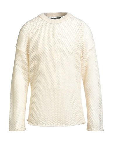 ISABEL BENENATO Pullover Avorio 67% Lana mohair, 30% Poliammide, 3% Lana
