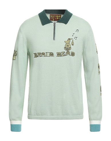 BRAIN DEAD Jumper Light green 52% Nylon, 27% Acrylic, 16% Wool, 5% Alpaca wool