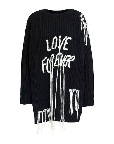 ISABEL BENENATO Jumper Black 50% Cashmere, 50% Wool