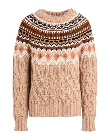 MONCLER GRENOBLE Jumper APRÈS-SKI Camel 65% Wool, 21% Mohair wool, 14% Polyamide, Alpaca wool