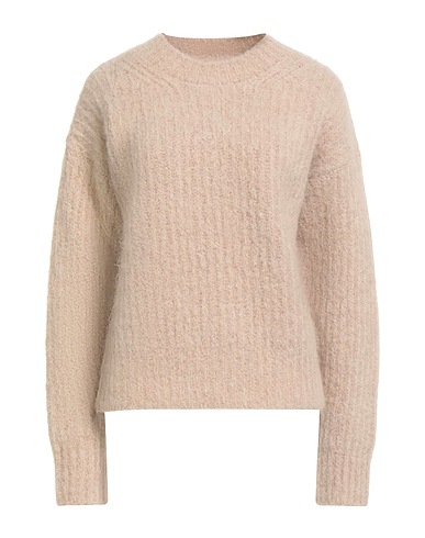 AMI ALEXANDRE MATTIUSSI Pullover Beige 41% Alpakawolle, 41% Mohairwolle, 16% Polyamid, 2% Elastan