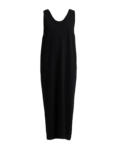 ISABEL BENENATO Knit dress Black 100% Cashmere