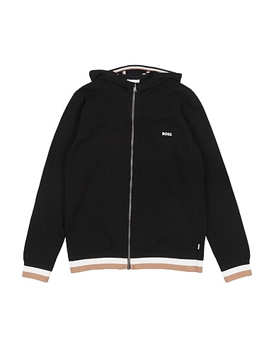BOSS Cardigan Black 90% Cotton, 10% Wool