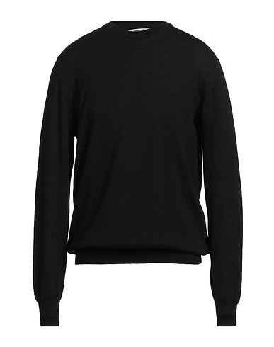 GRIFONI Sweater NERO 100% Virgin Wool