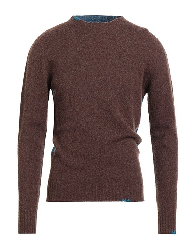 BOB Pullover Marrone 100% Lana
