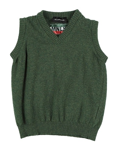 MONNALISA Jumper Military green 40% Viscose, 30% Polyester, 25% Wool, 5% Cashmere