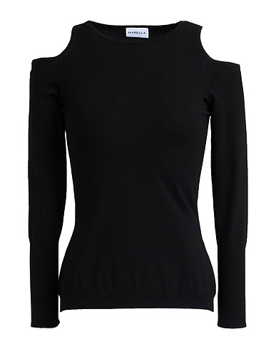 MARELLA Jumper Black 62% Viscose, 38% Polyester