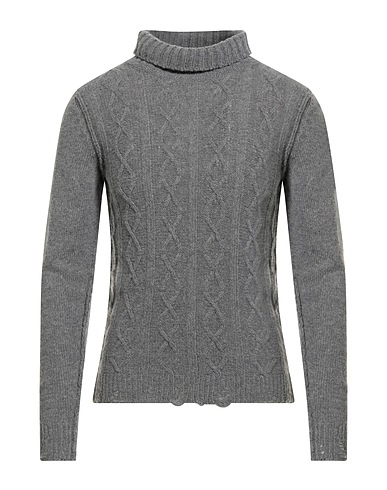 DANIELE ALESSANDRINI Turtleneck Grey 80% Wool, 20% Polyamide