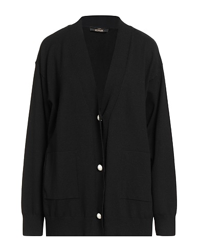 ACTITUDE by TWINSET Cardigan Black 60% Viscose, 24% Polyester, 16% Polyamide