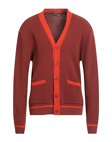 BERNESE Milano Cardigan Brick red 50% Wool, 50% Modal